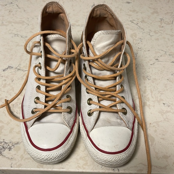 Converse wedge high top chuck Taylor sneakers ❤️size 7 - Picture 3 of 9